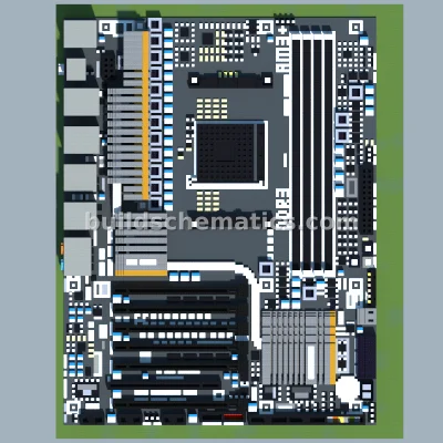 Gigabyte AMD Motherboard Pixel Art — view 2