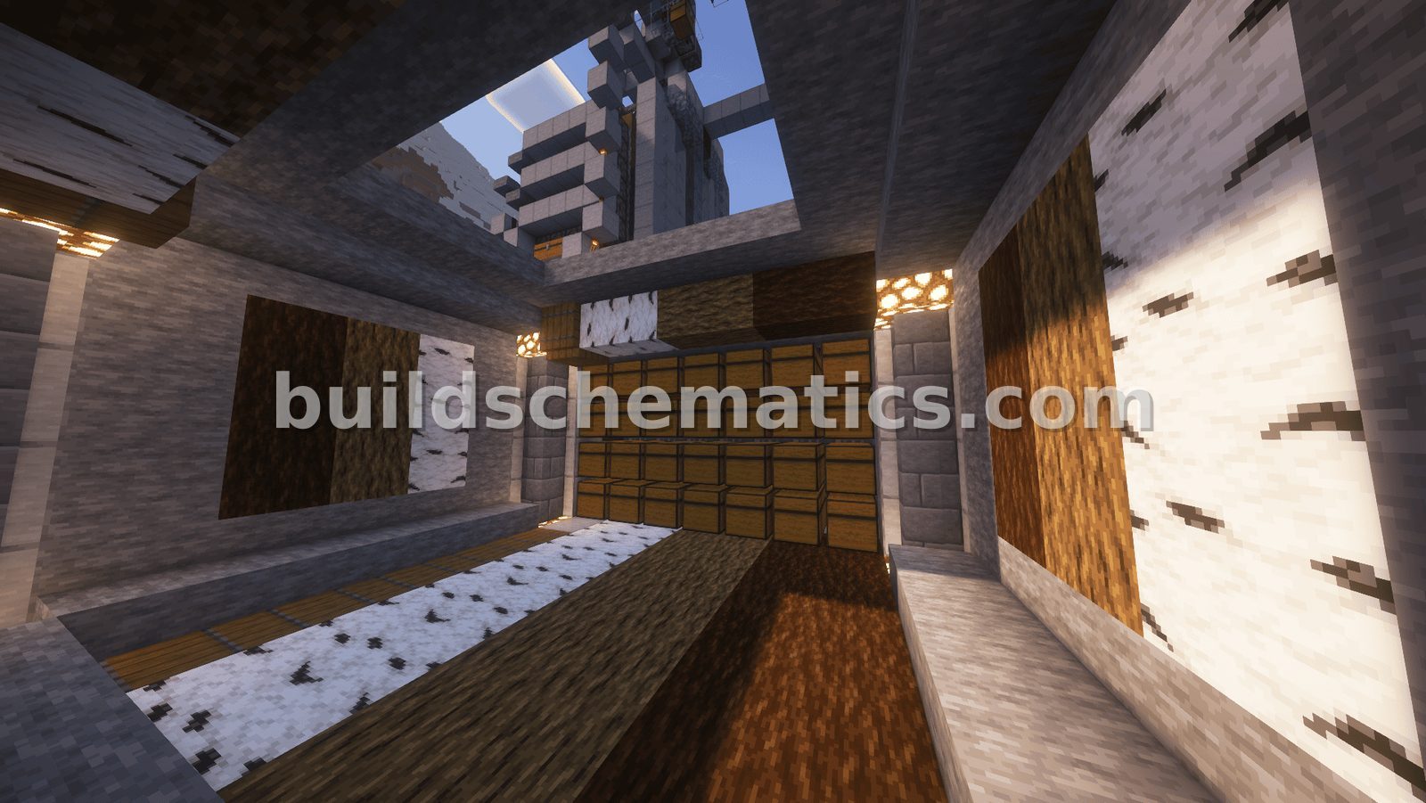 Automated Wood Farm With Storage