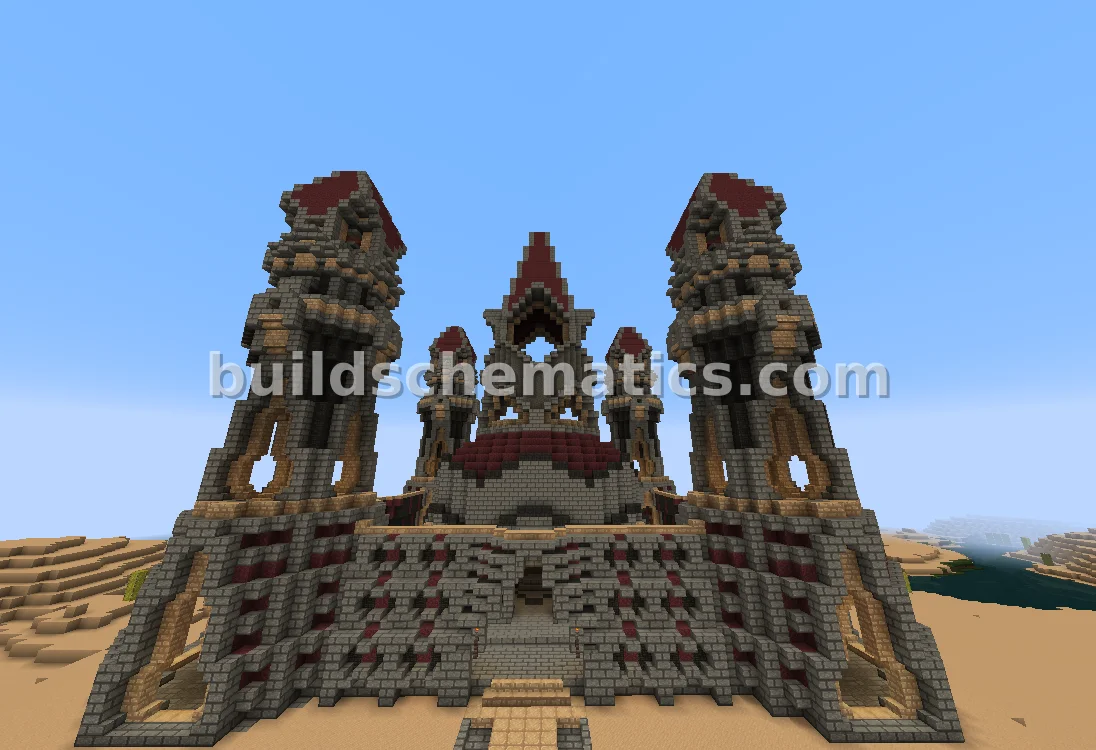 Desert Sandstone Fort Structure