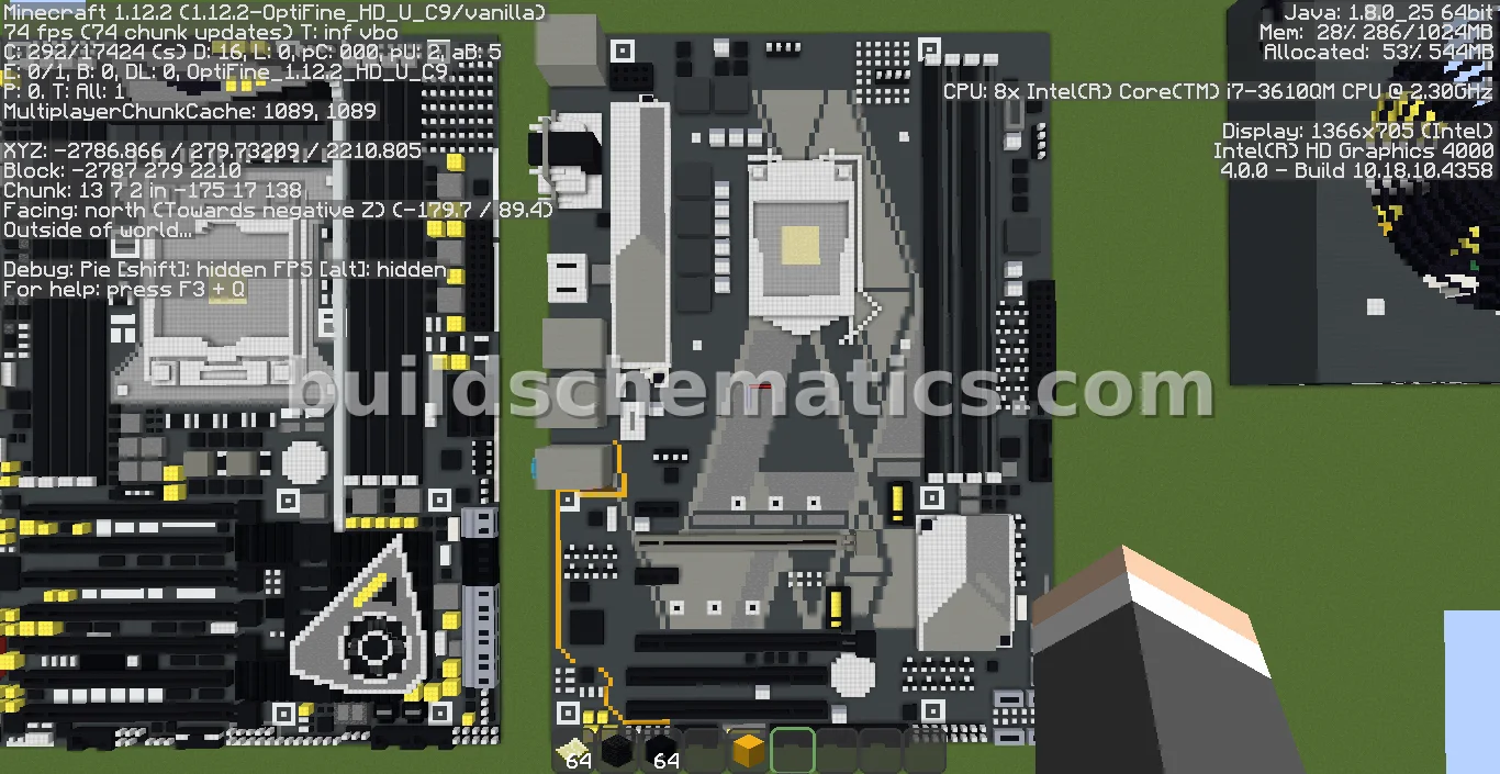 ASUS H370-PLUS Motherboard Pixel Art — view 3
