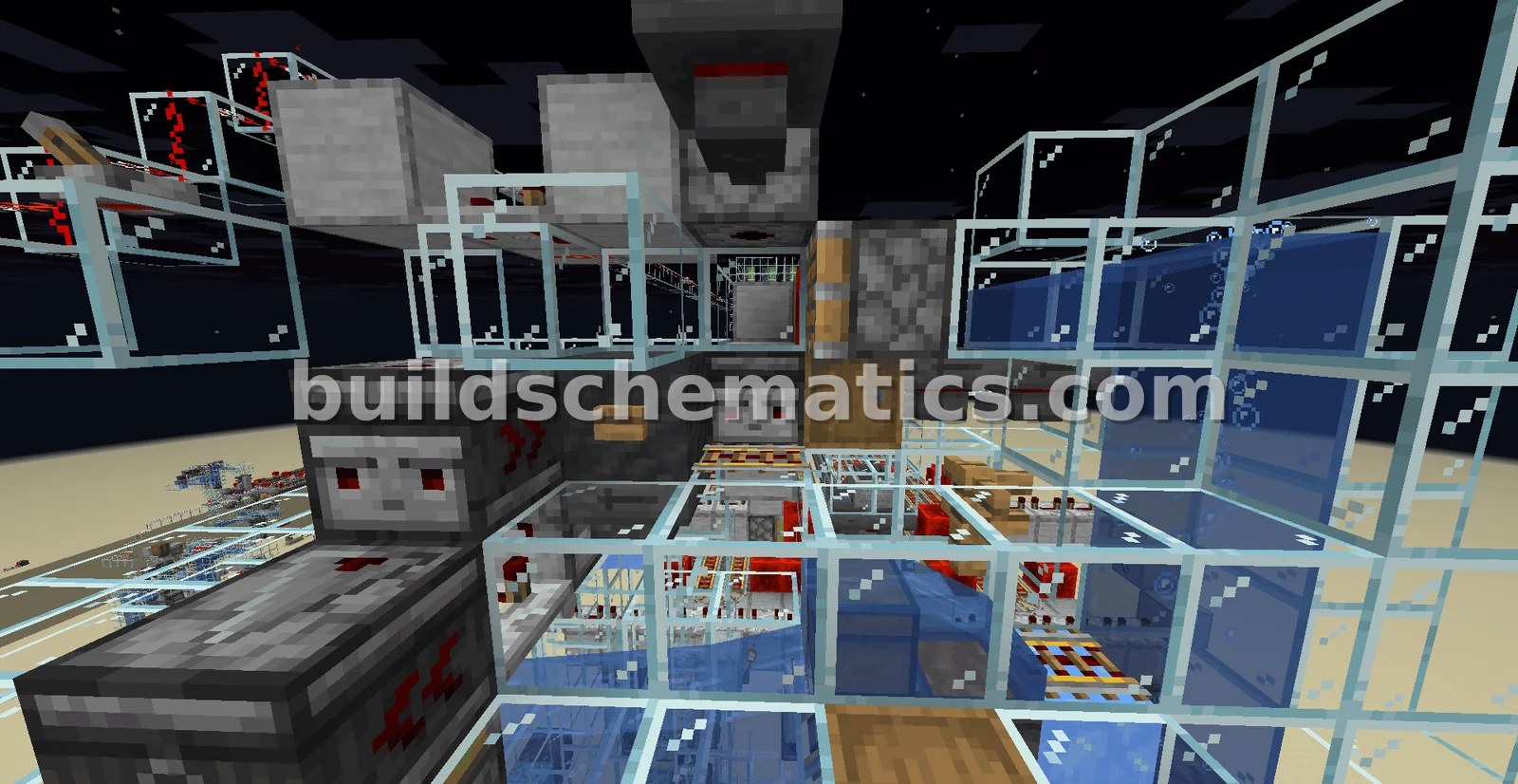 192-Furnace Smelter with Infinite Fuel — view 2
