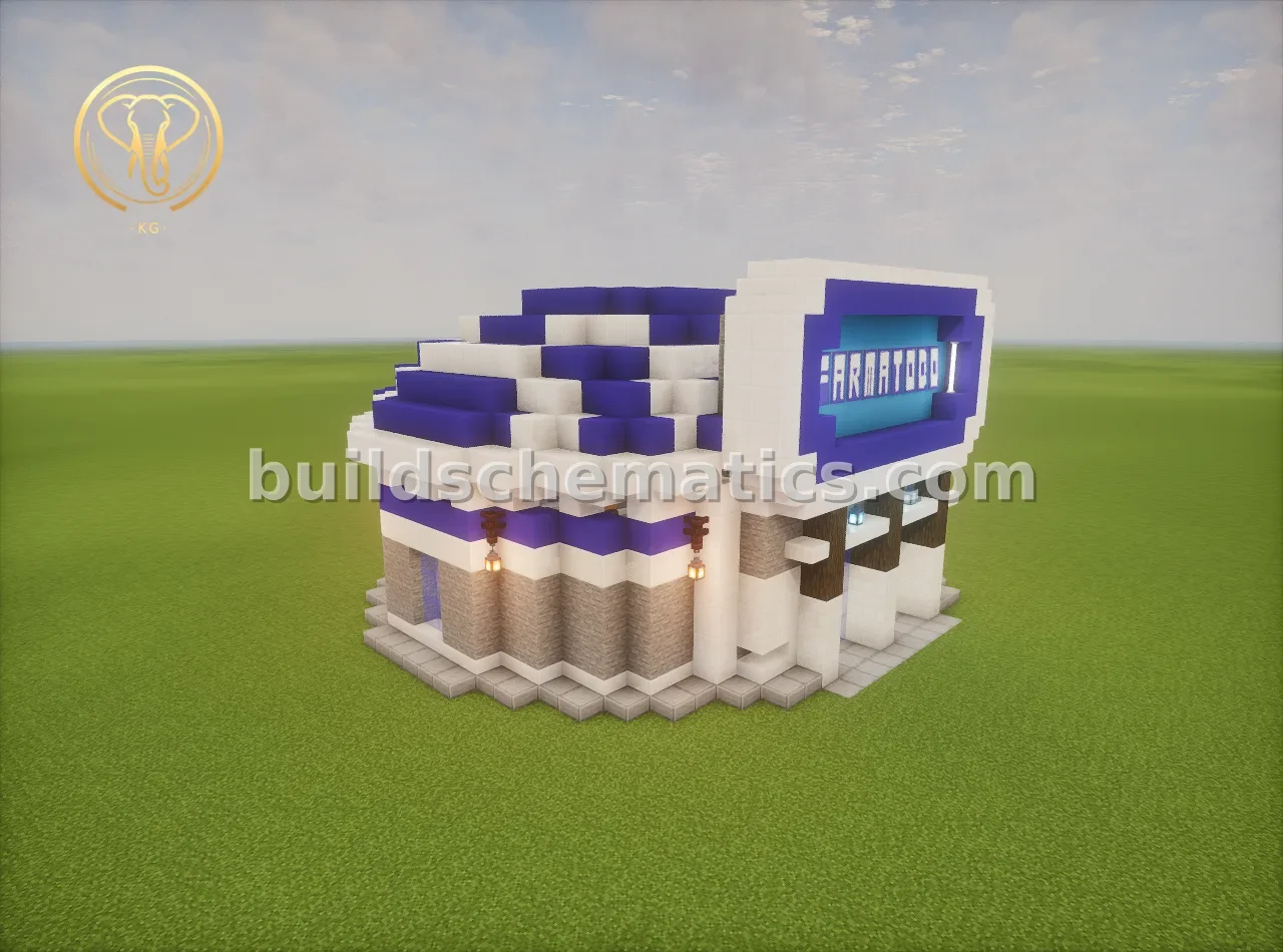 Tiny Farmatodo Small Minecraft Build — view 2