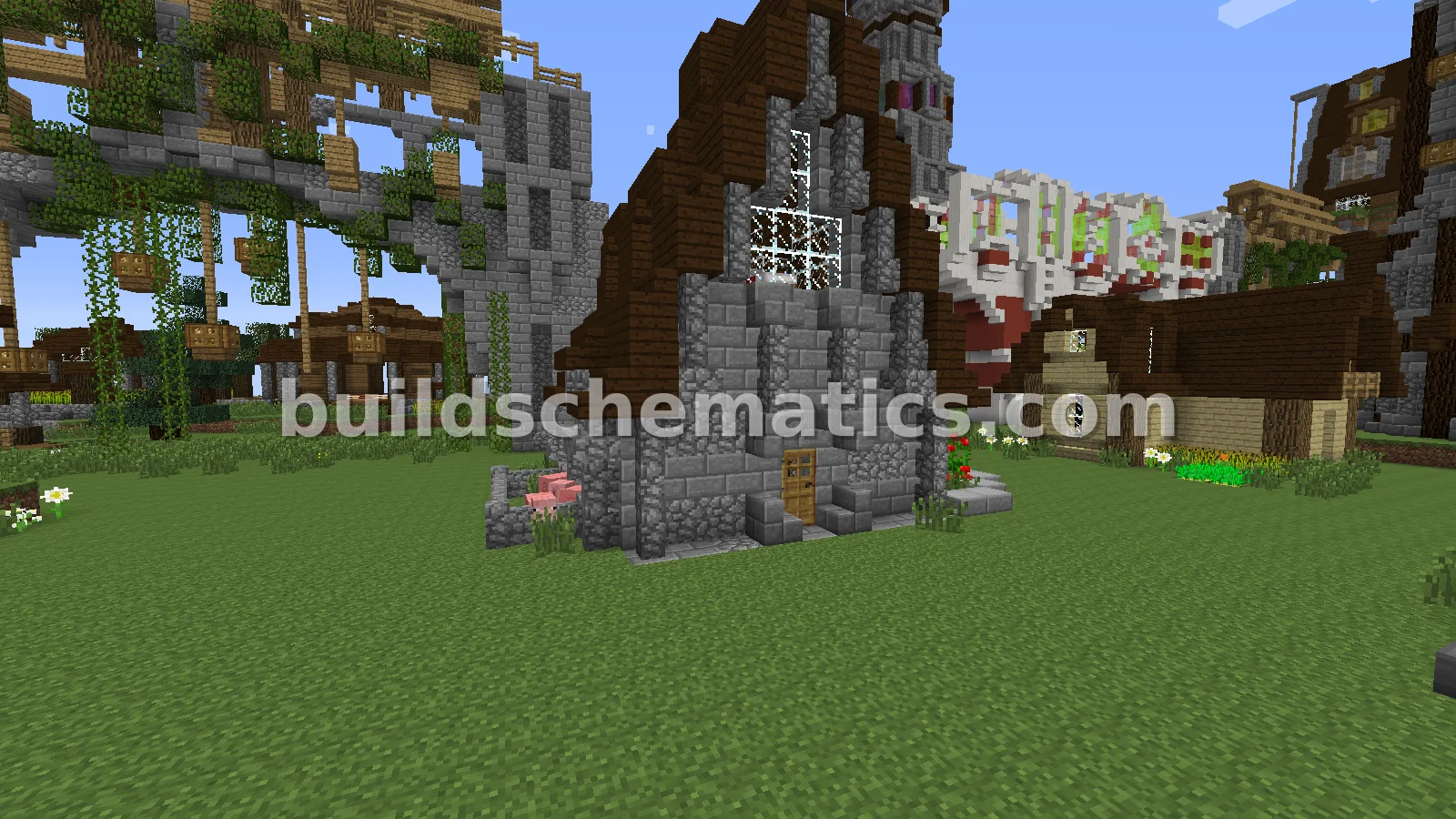 Medieval Mansion With Farm