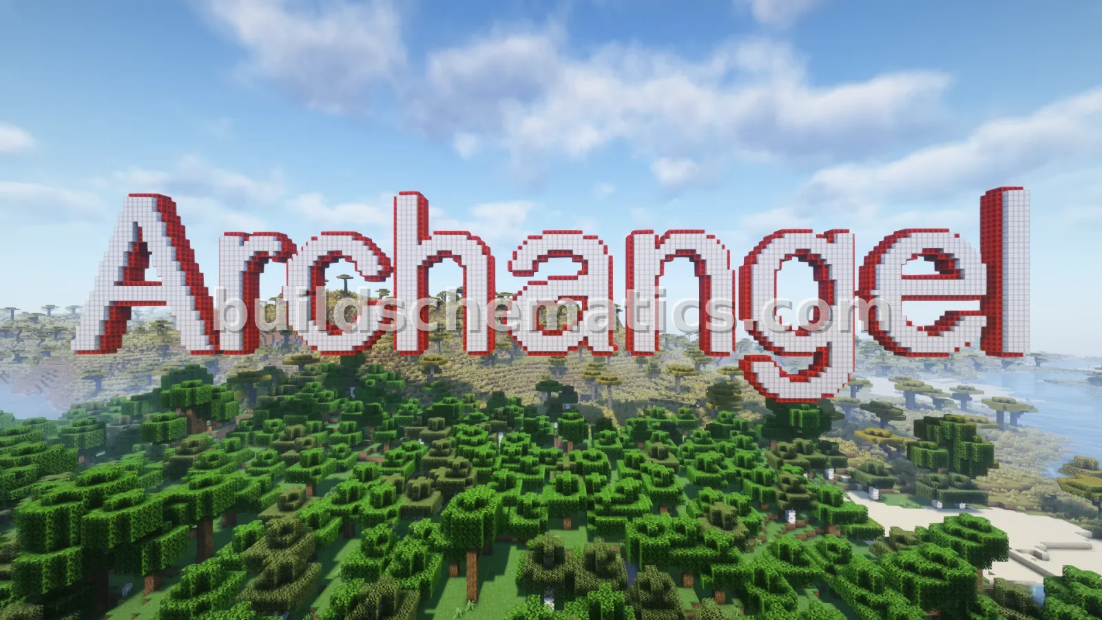 Archangel 3D Block Letter Nameplate