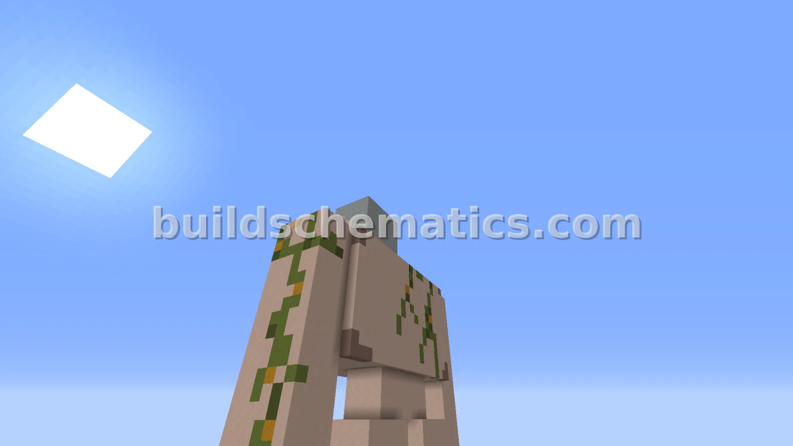 Giant Iron Golem Statue — view 3