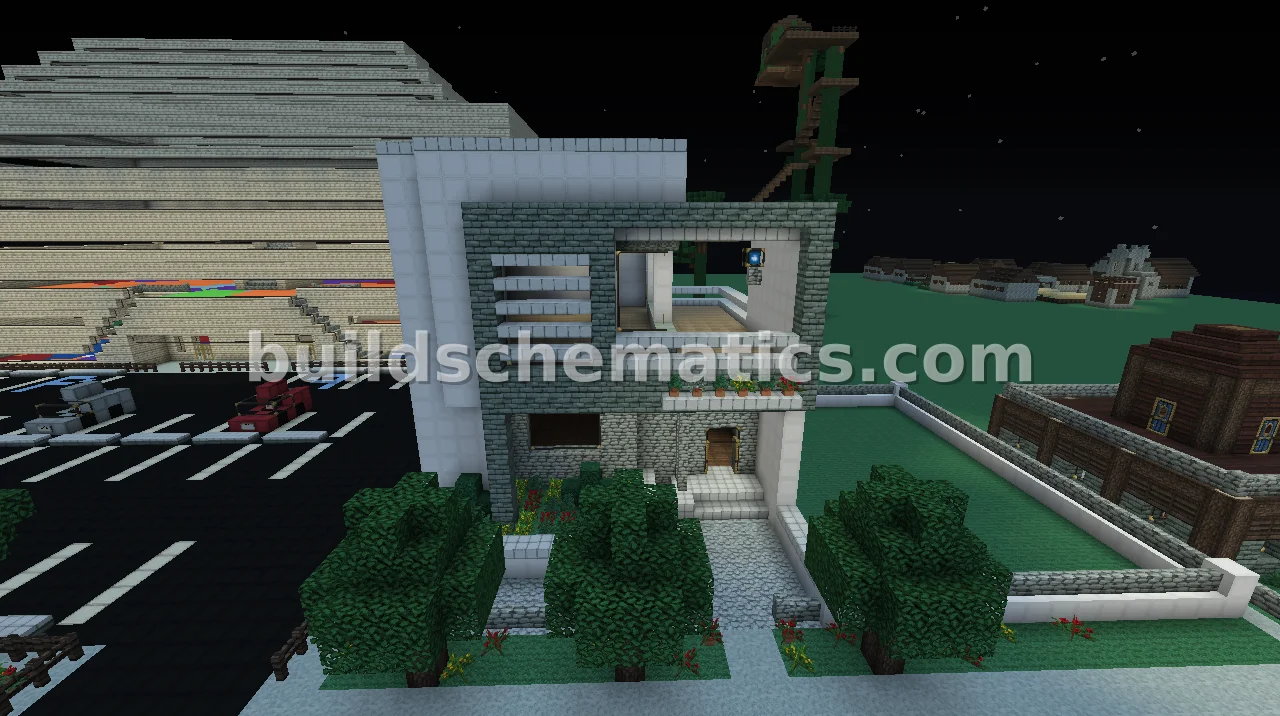 Modern Small House with Decor