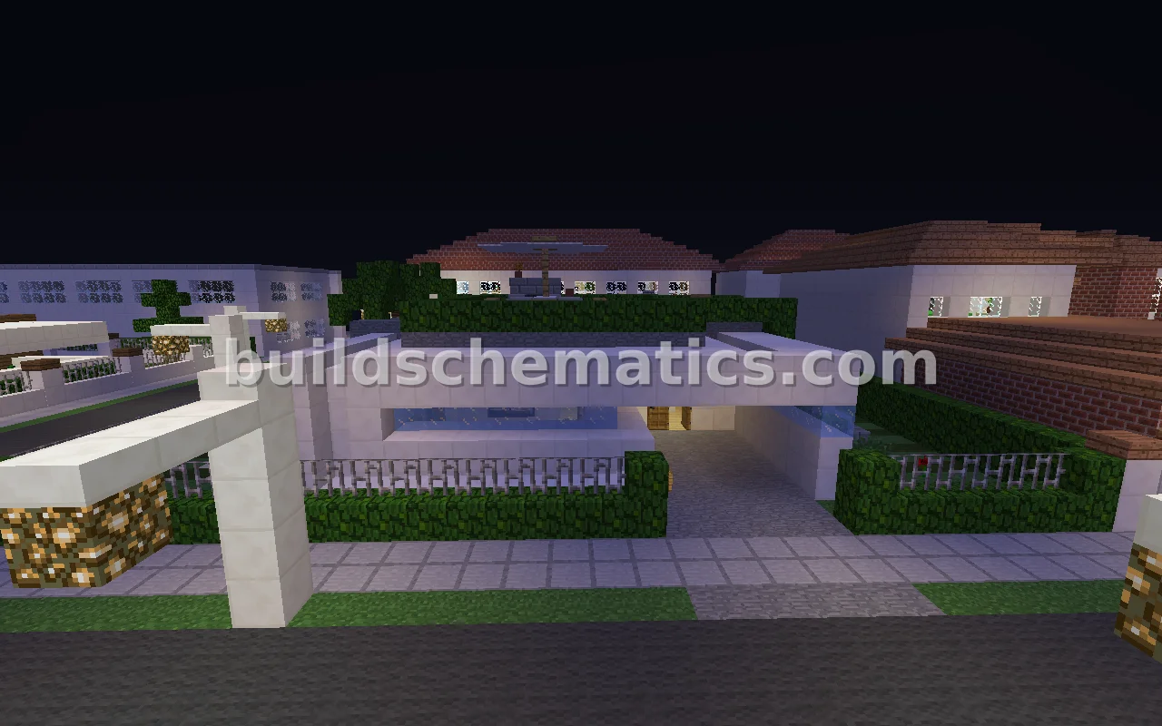 Small Modern House With Shop — view 2
