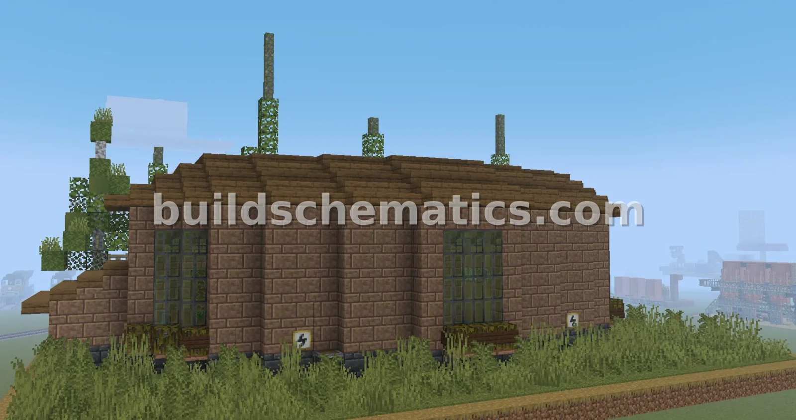 Factory and Train Station Structure — view 4