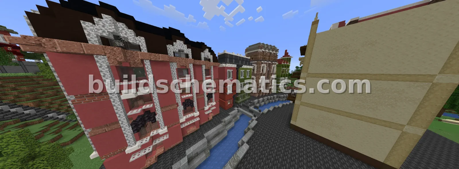 Part of the City Minecraft Build — view 3