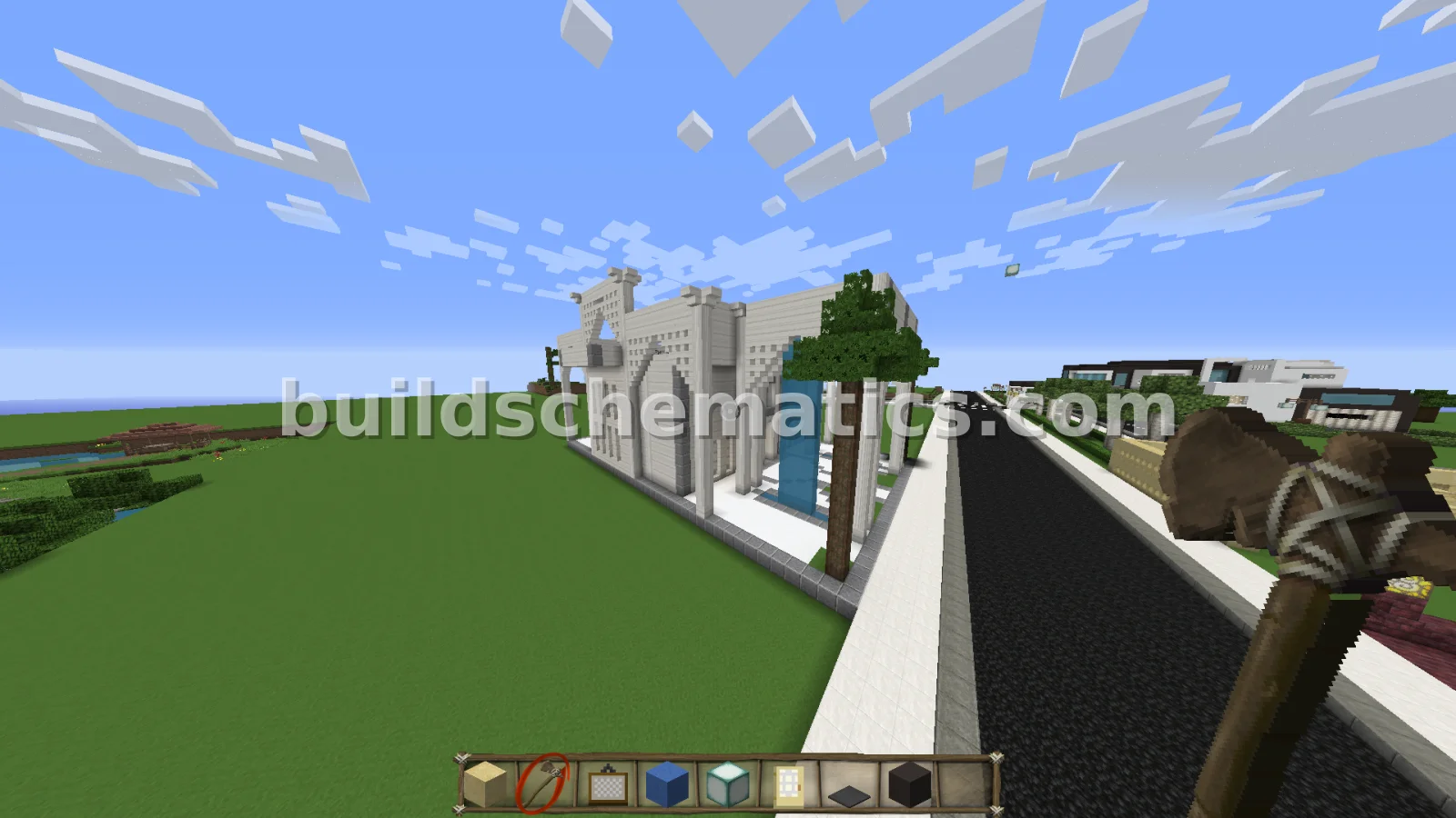 Cute Two-Story House With Decorations — view 2