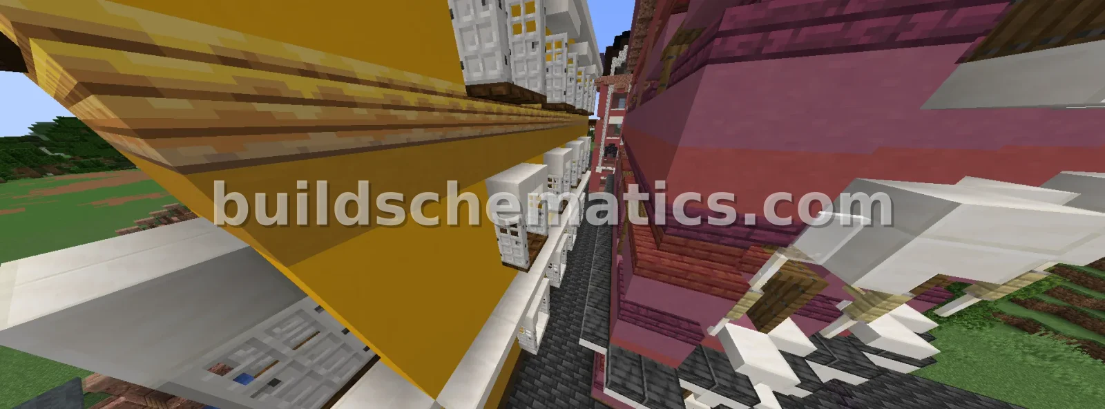 Part of the City Minecraft Build — view 5