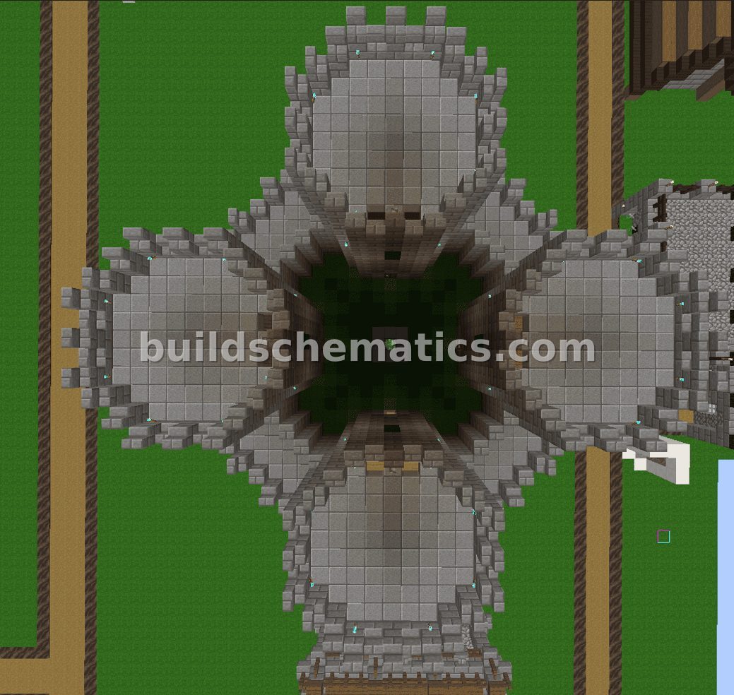 Dark Four-Way Castle
