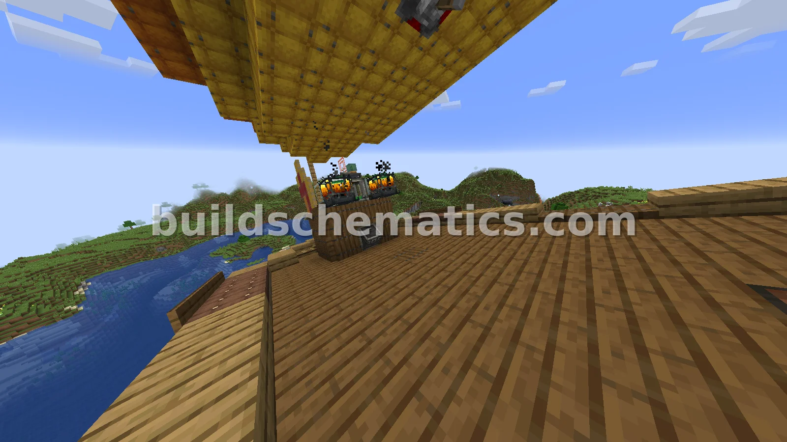Fire Dragon Airship — view 2