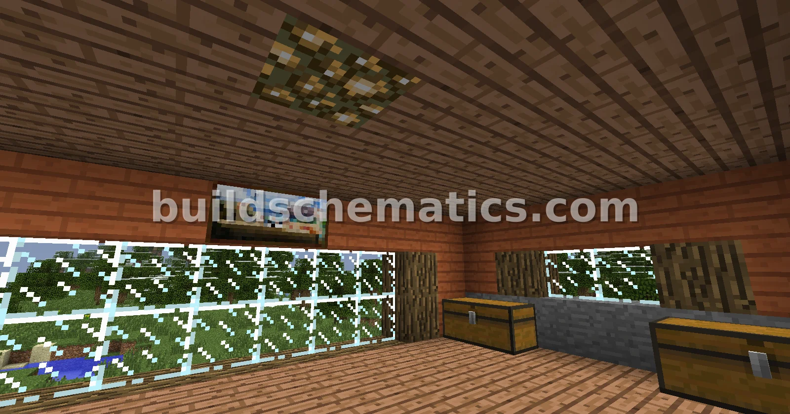 Rustic Wood and Stone House with Watchtower — view 4