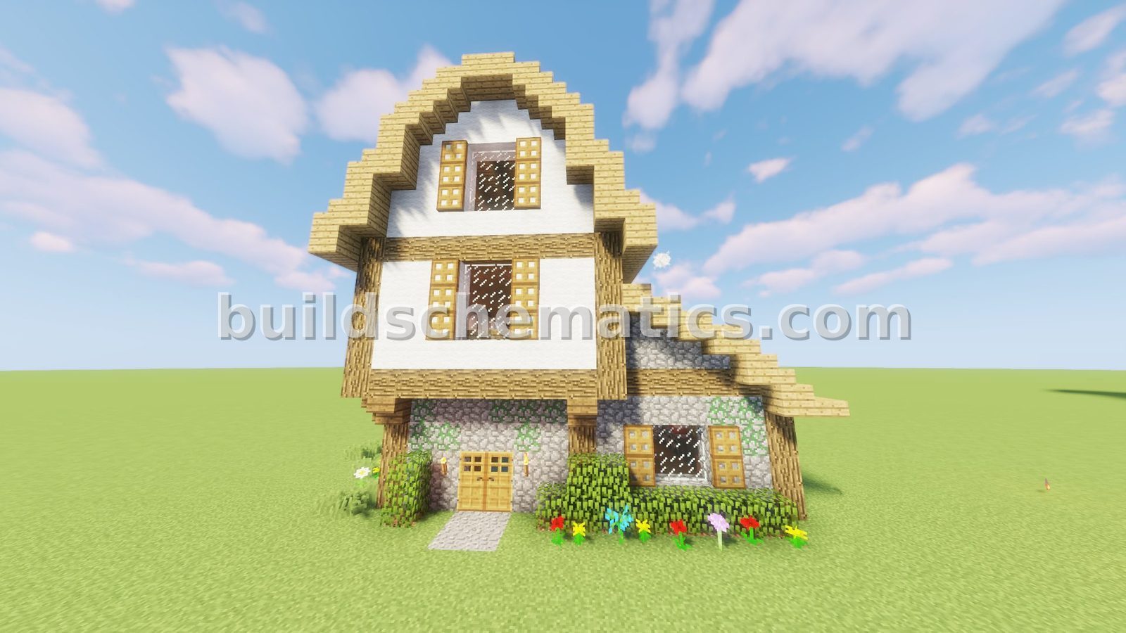 Classic Minecraft Rural Home