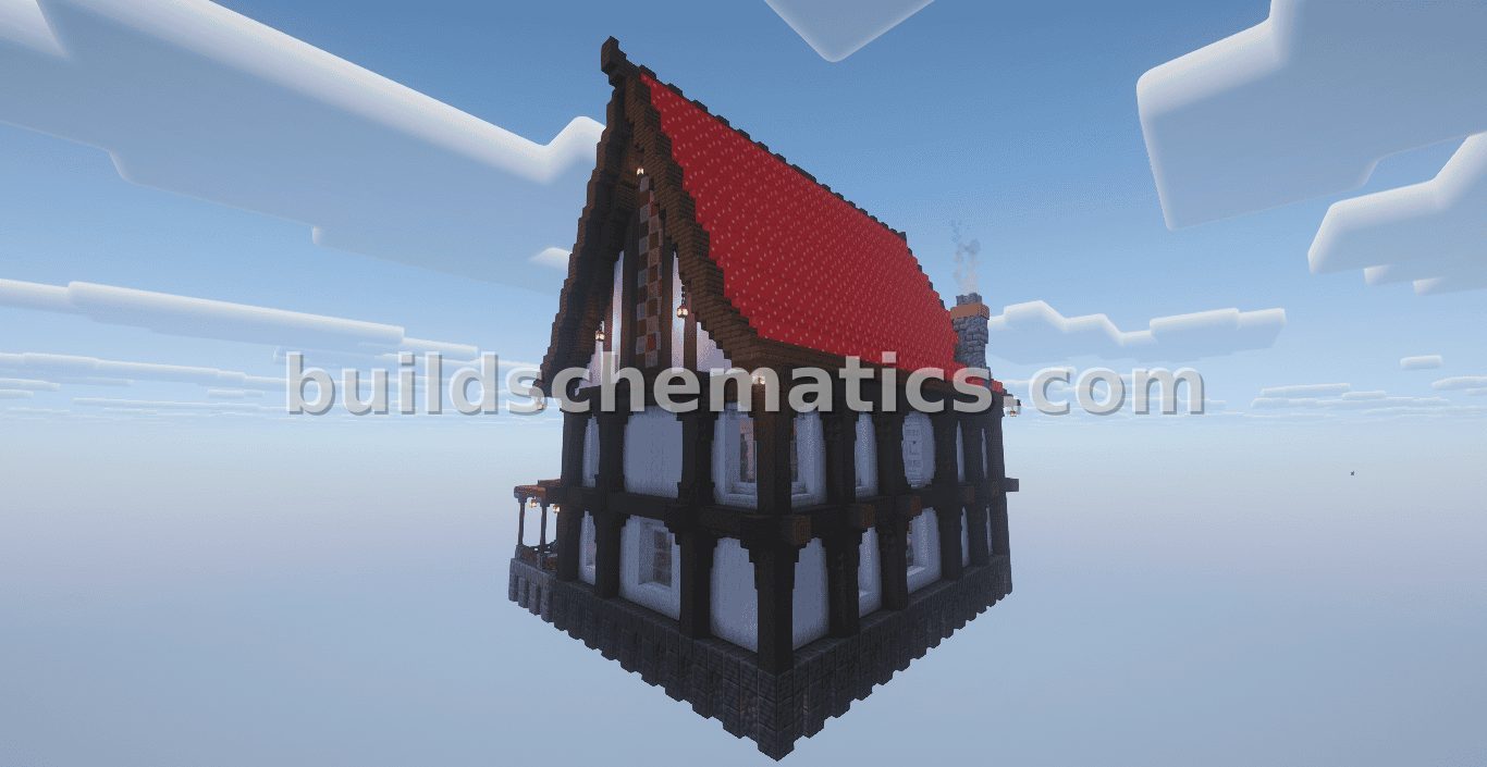 Mushroom House With Oak Accents — view 2