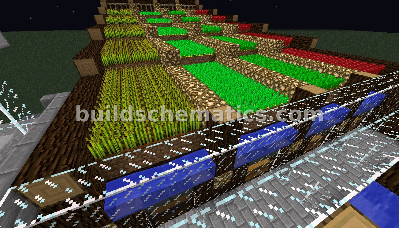 Automated Redstone Farm Structure — view 4