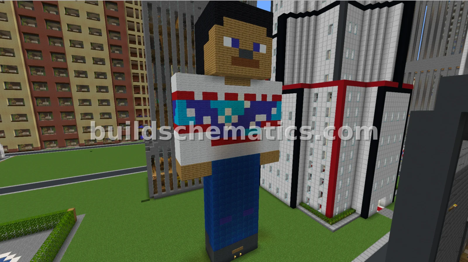 Steve Statue Christmas Sweater Edition