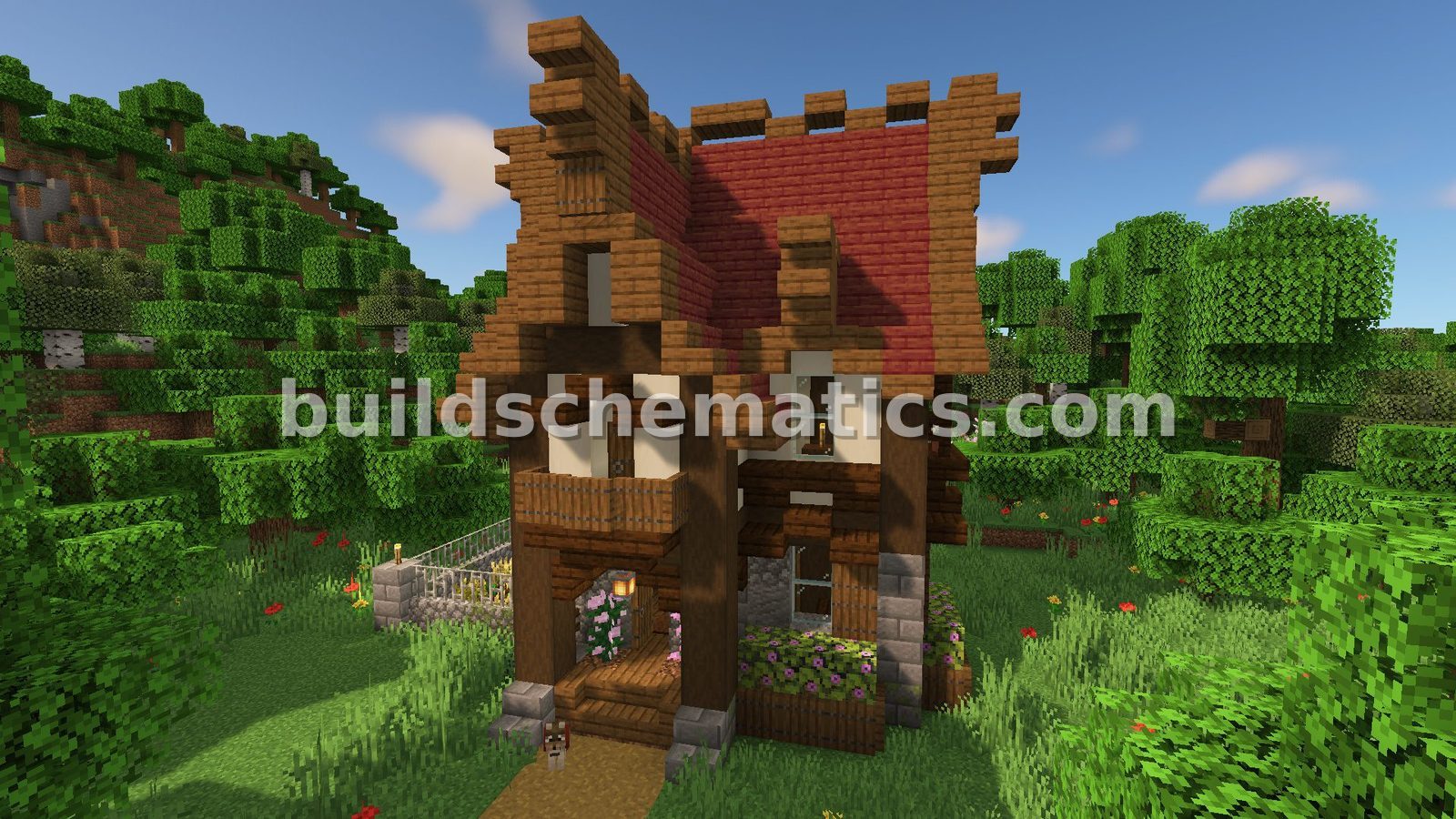 Simple Minecraft Starter House
