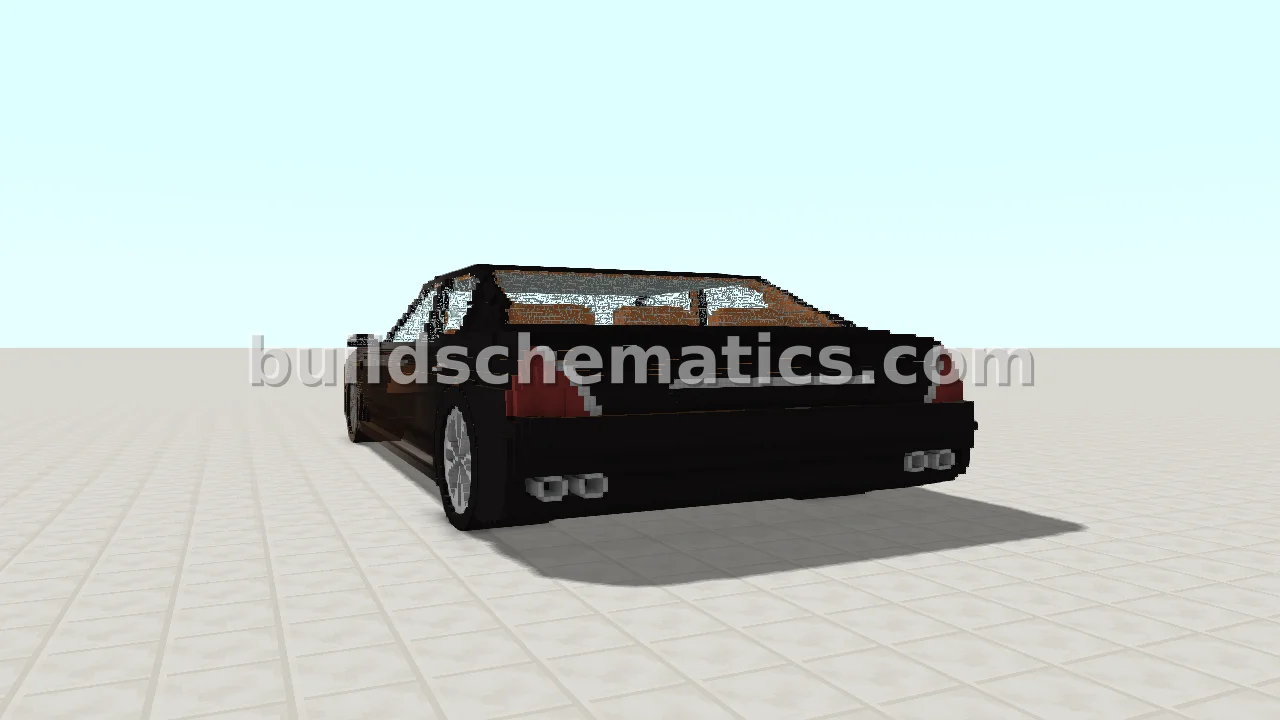 Sporty Sedan Car — view 3