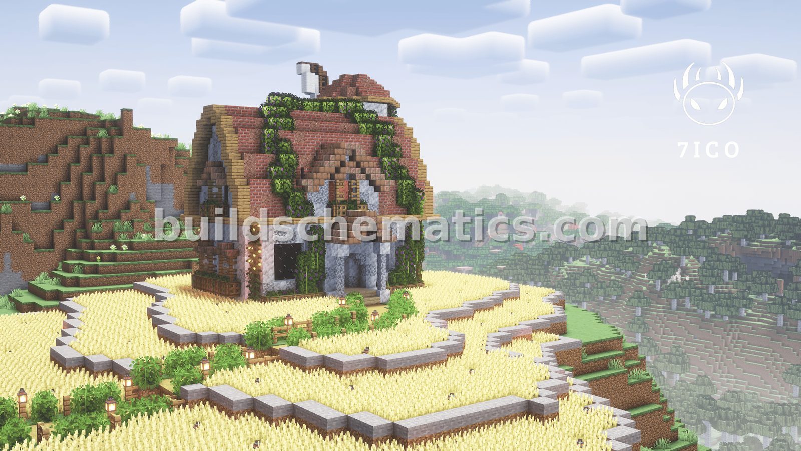Rustic Hillside Mill House
