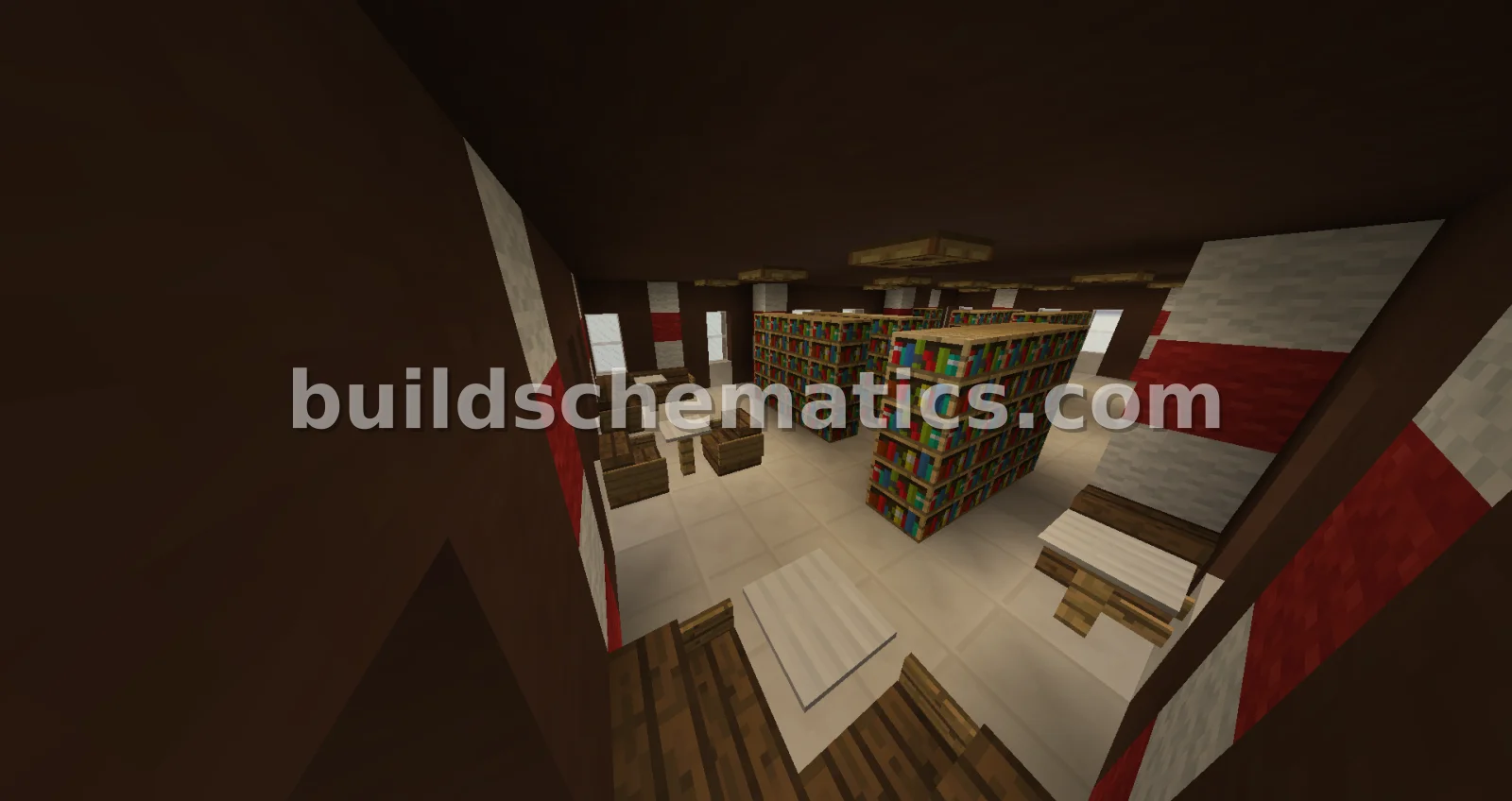 Christmas Library Build — view 3