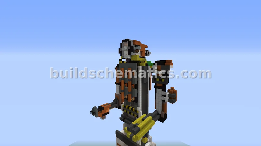 Large Redstone Mech Robot — view 2