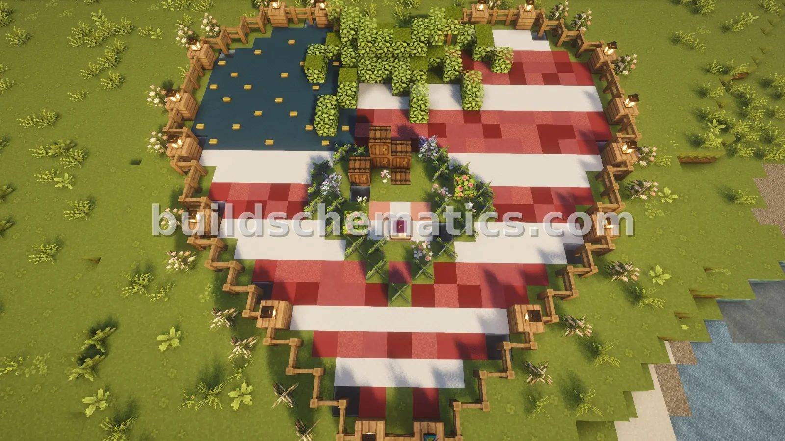 Fourth of July Picnic Area Themed Build