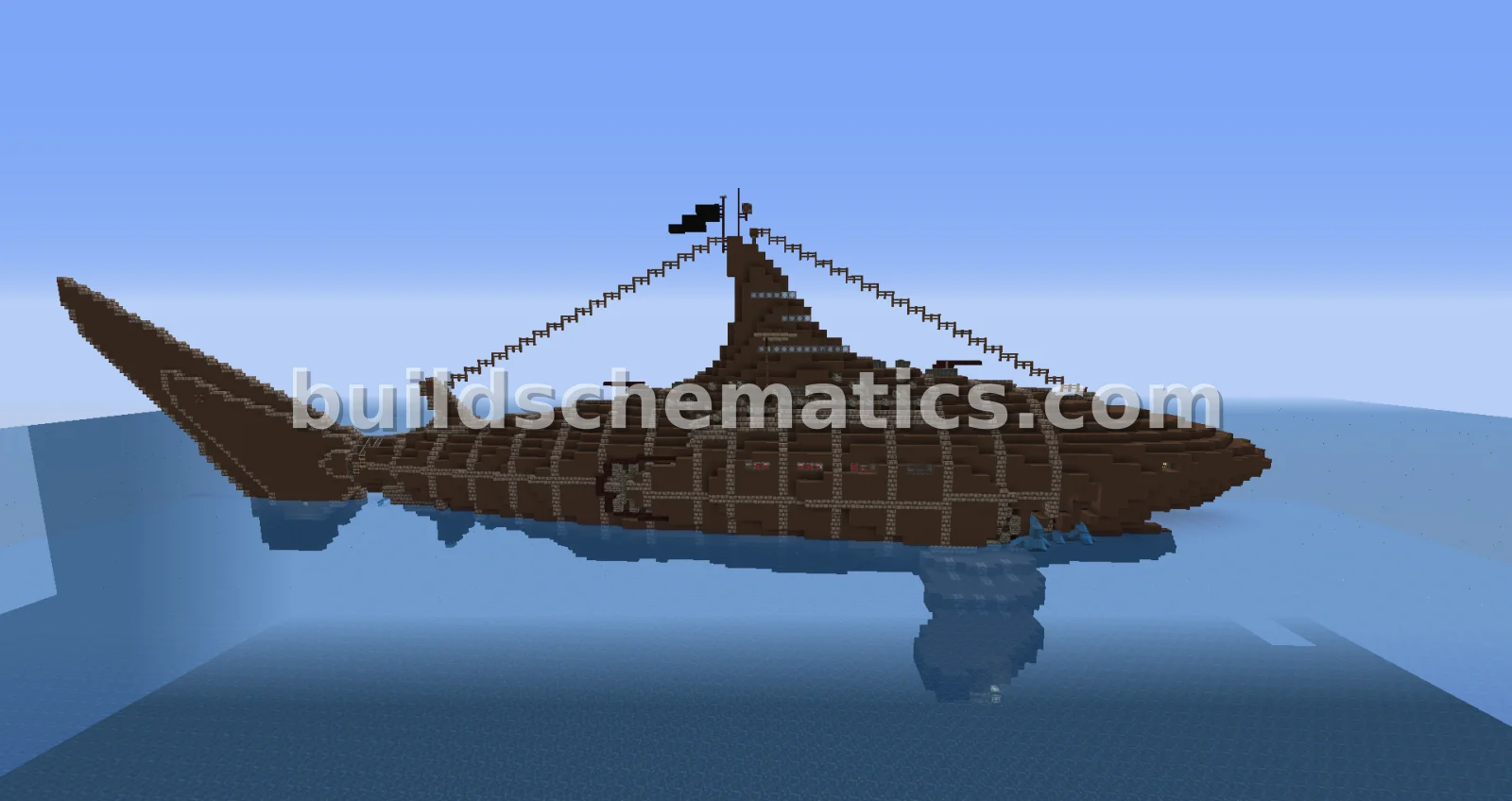 Steampunk Shark Submarine