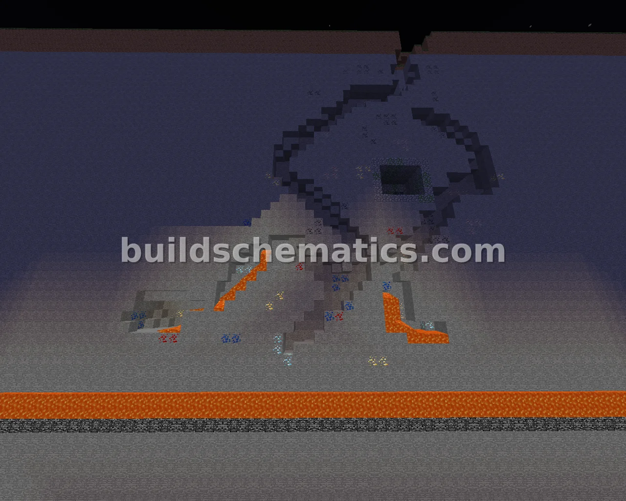 2D Cave System Layout