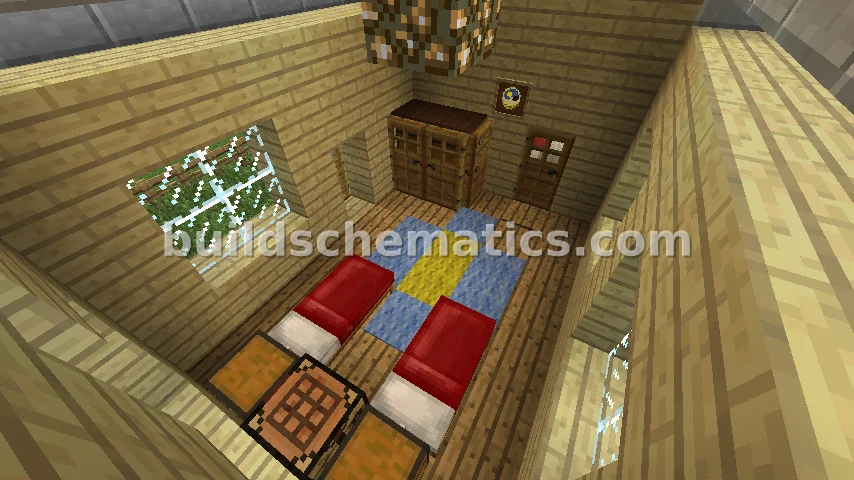 Wooden Forest House with Stone Roof — view 3