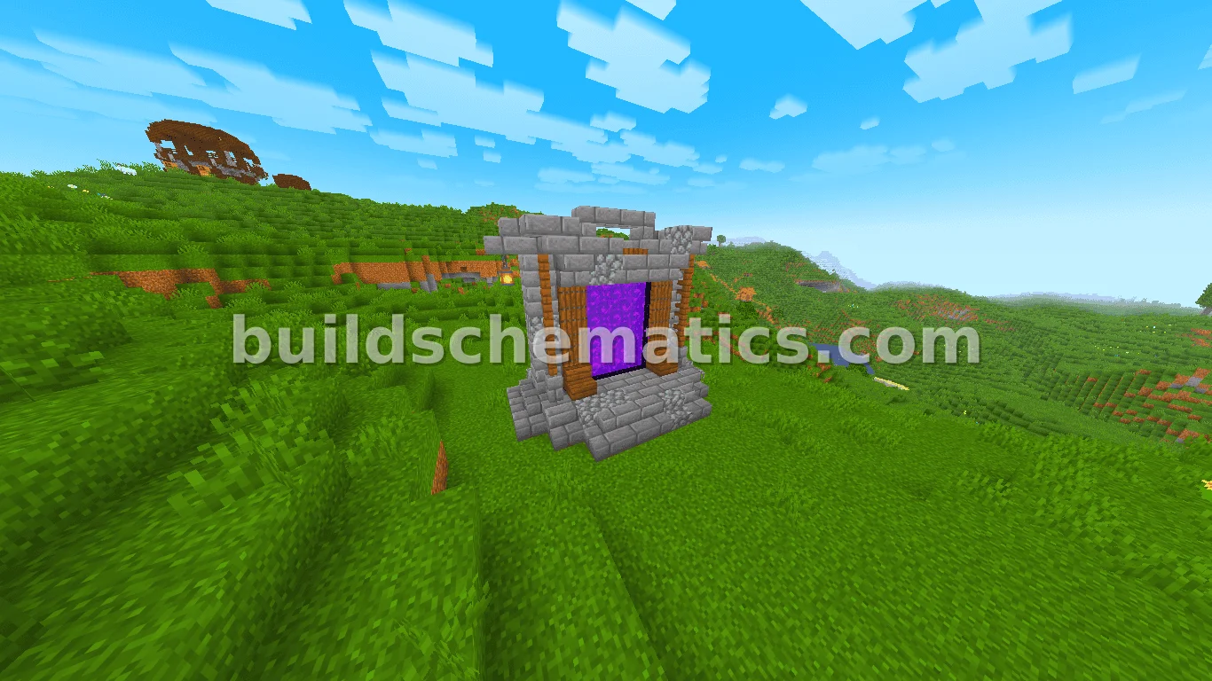 Medieval Nether Portal Decoration — view 3
