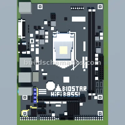 Biostar Hi-Fi B85S1 Motherboard Replica — view 2