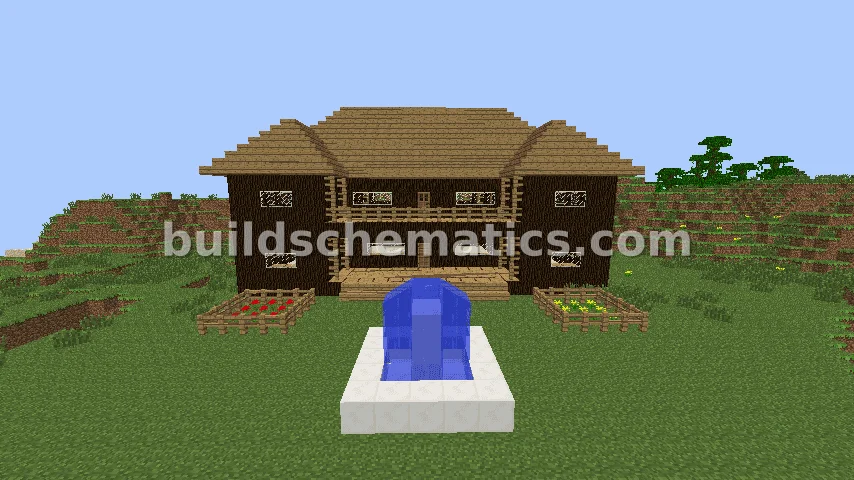 Medium Wooden Mansion House