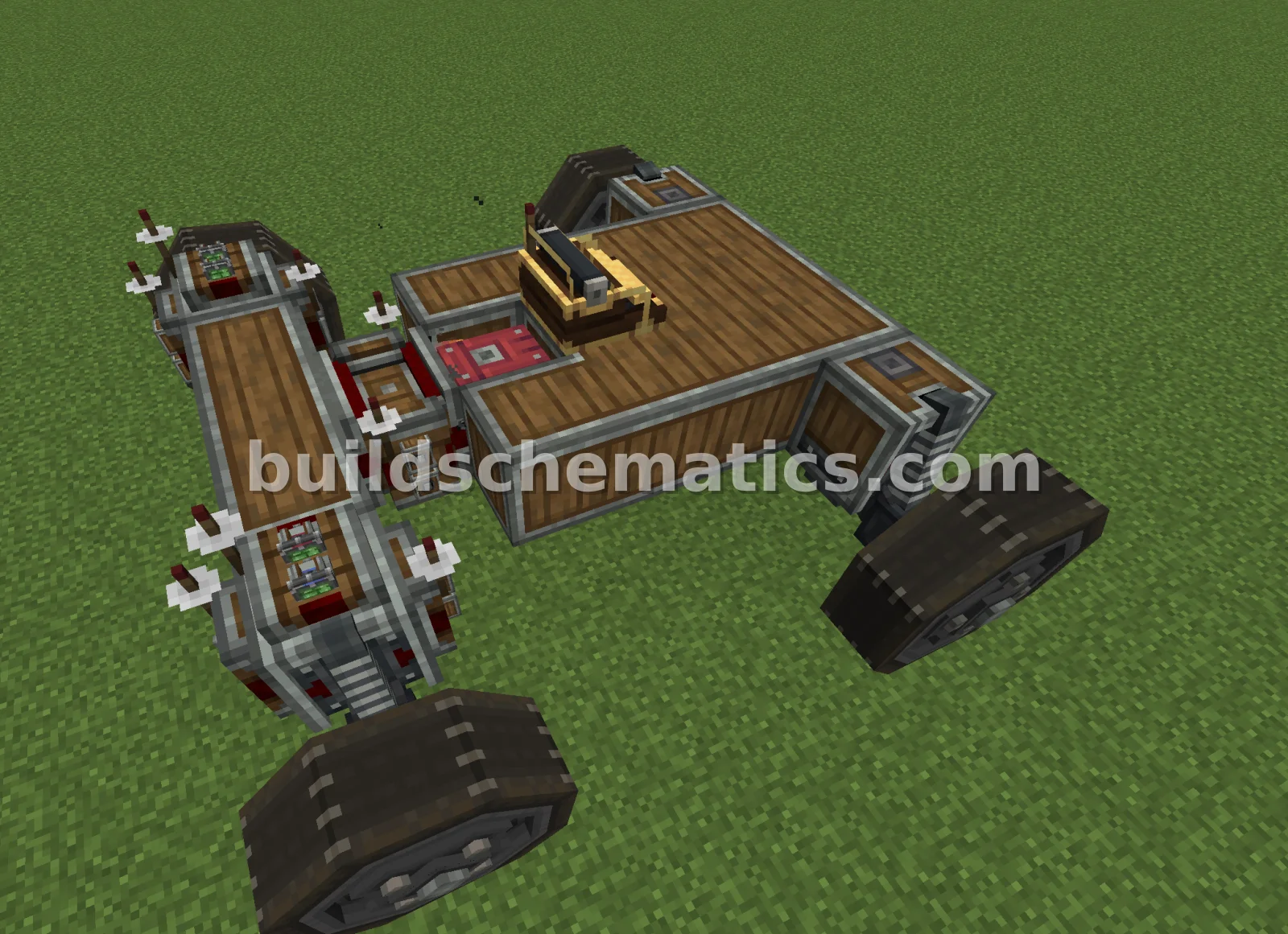 Survival Car Template With Functional Engine — view 2