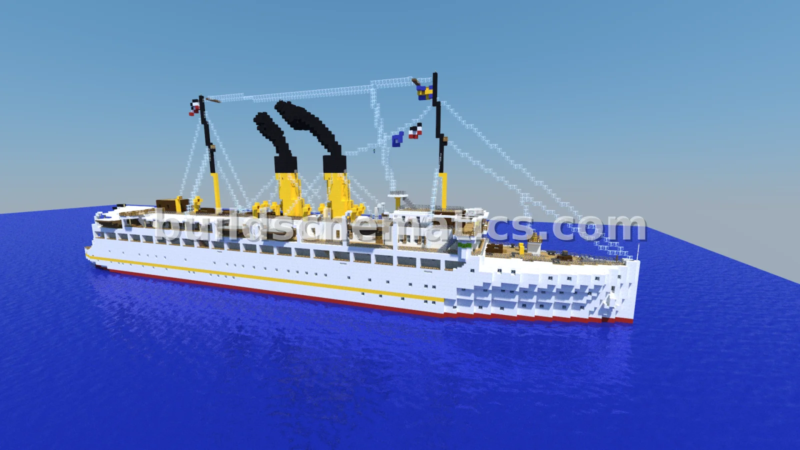 German Train Ferry Preussen 1909 Ship Recreation