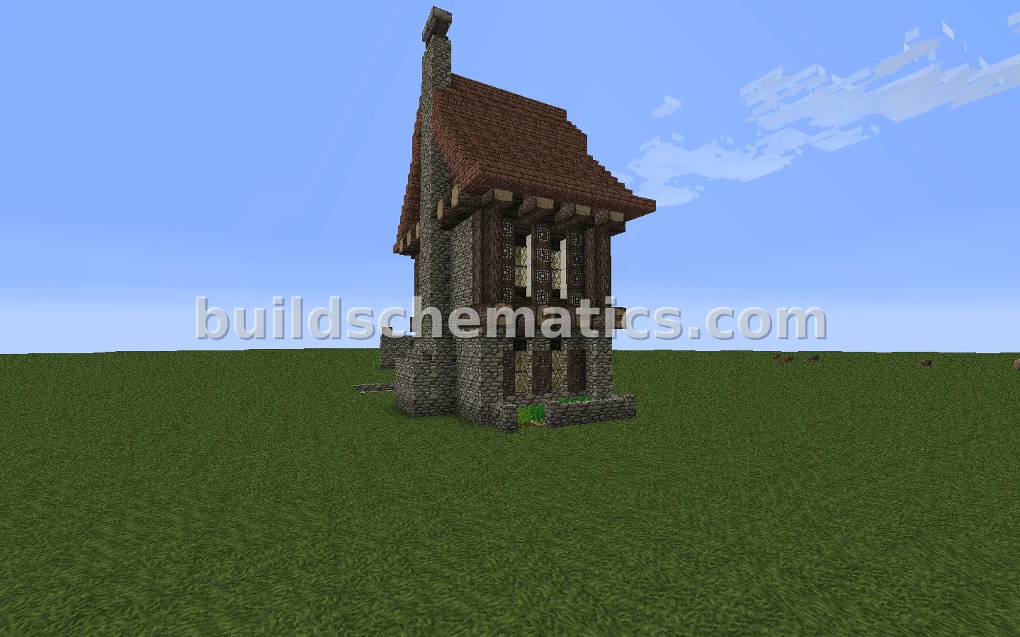Detailed Medieval Village Home — view 4