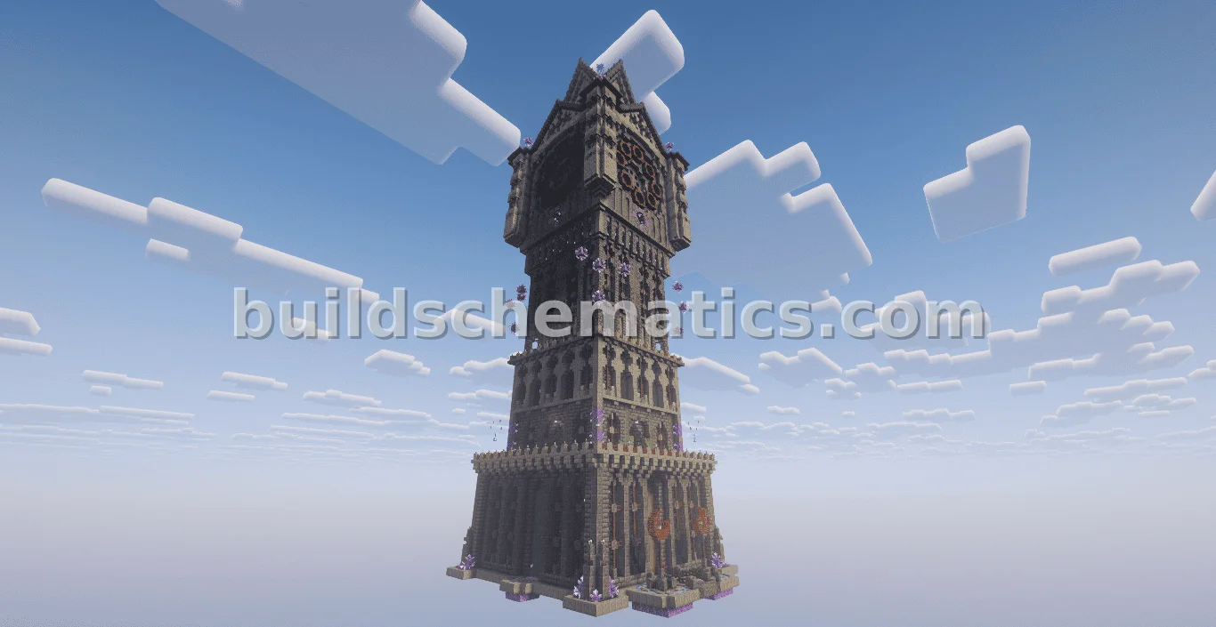 Mystical Amethyst Crystal Tower