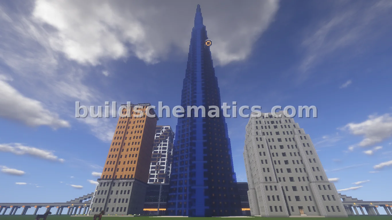 Jeddah Tower Replica - Futuristic Skyscraper