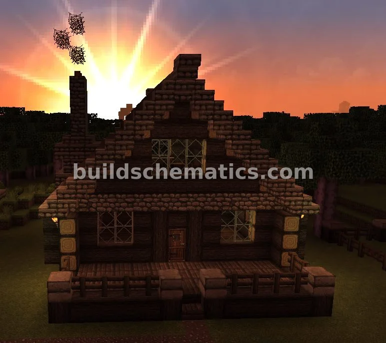 Small Log Cabin Home