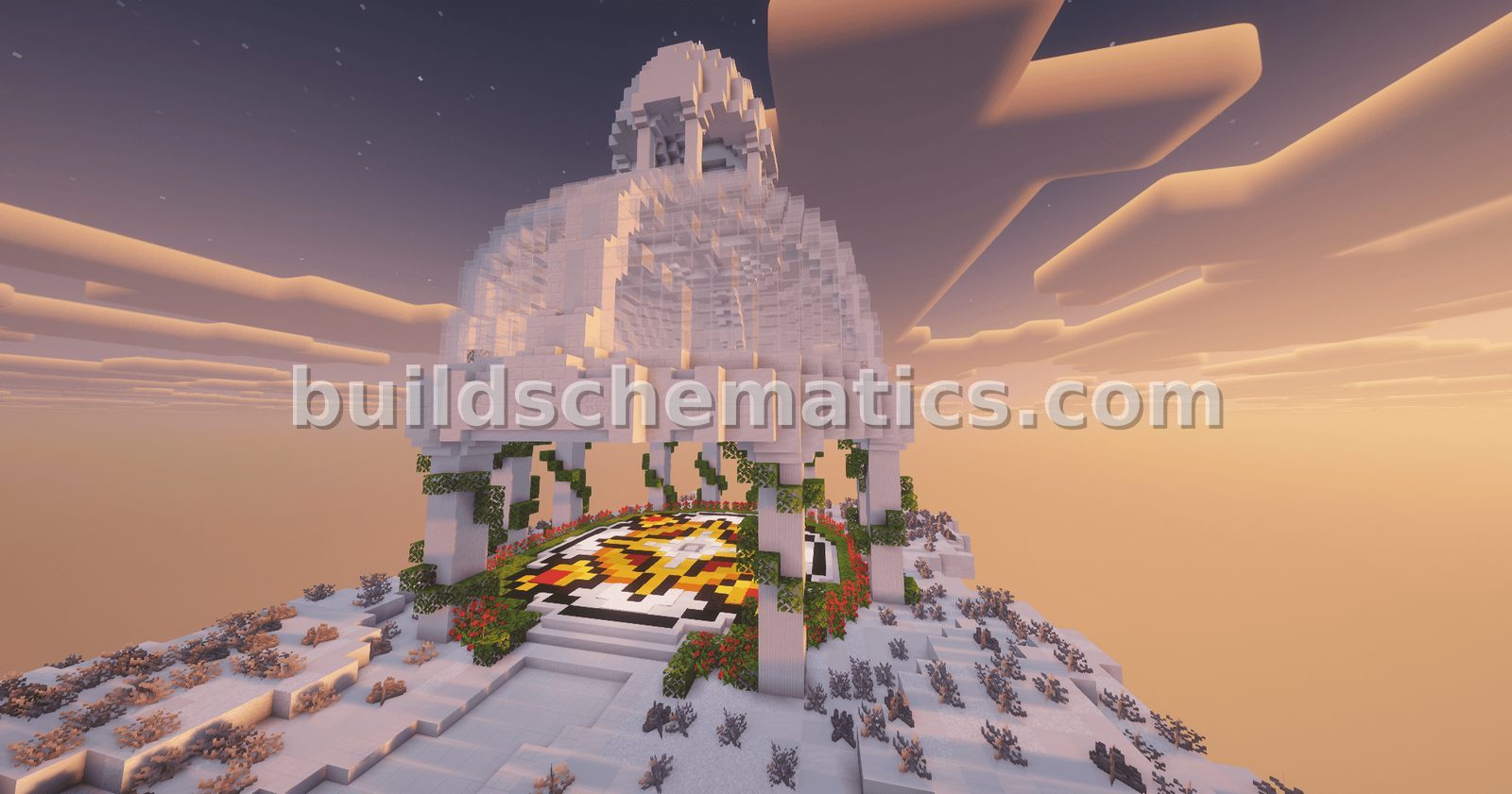 White Dome Spawn Decoration