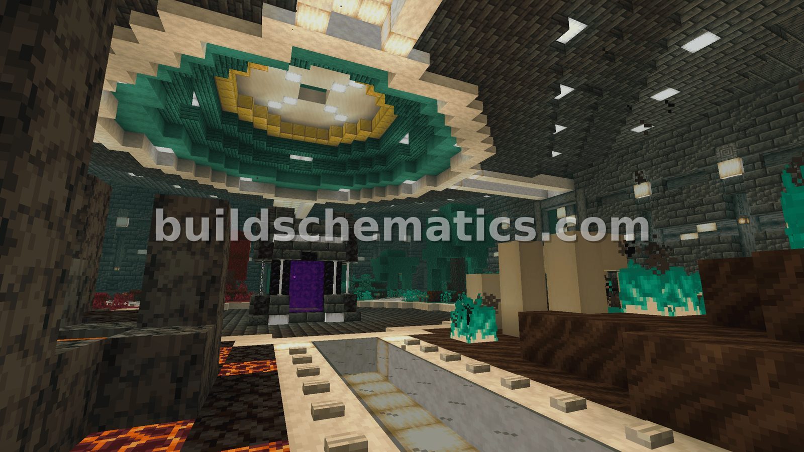 Four Biome Nether Hub — view 5
