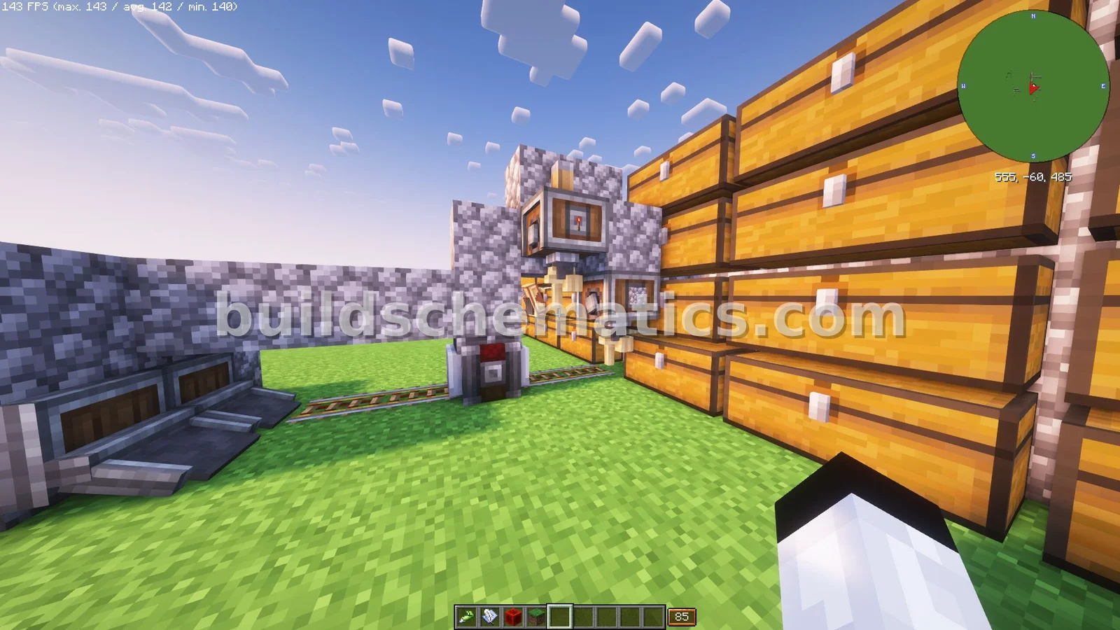 Chunk Wide Miner - Economical Build — view 4
