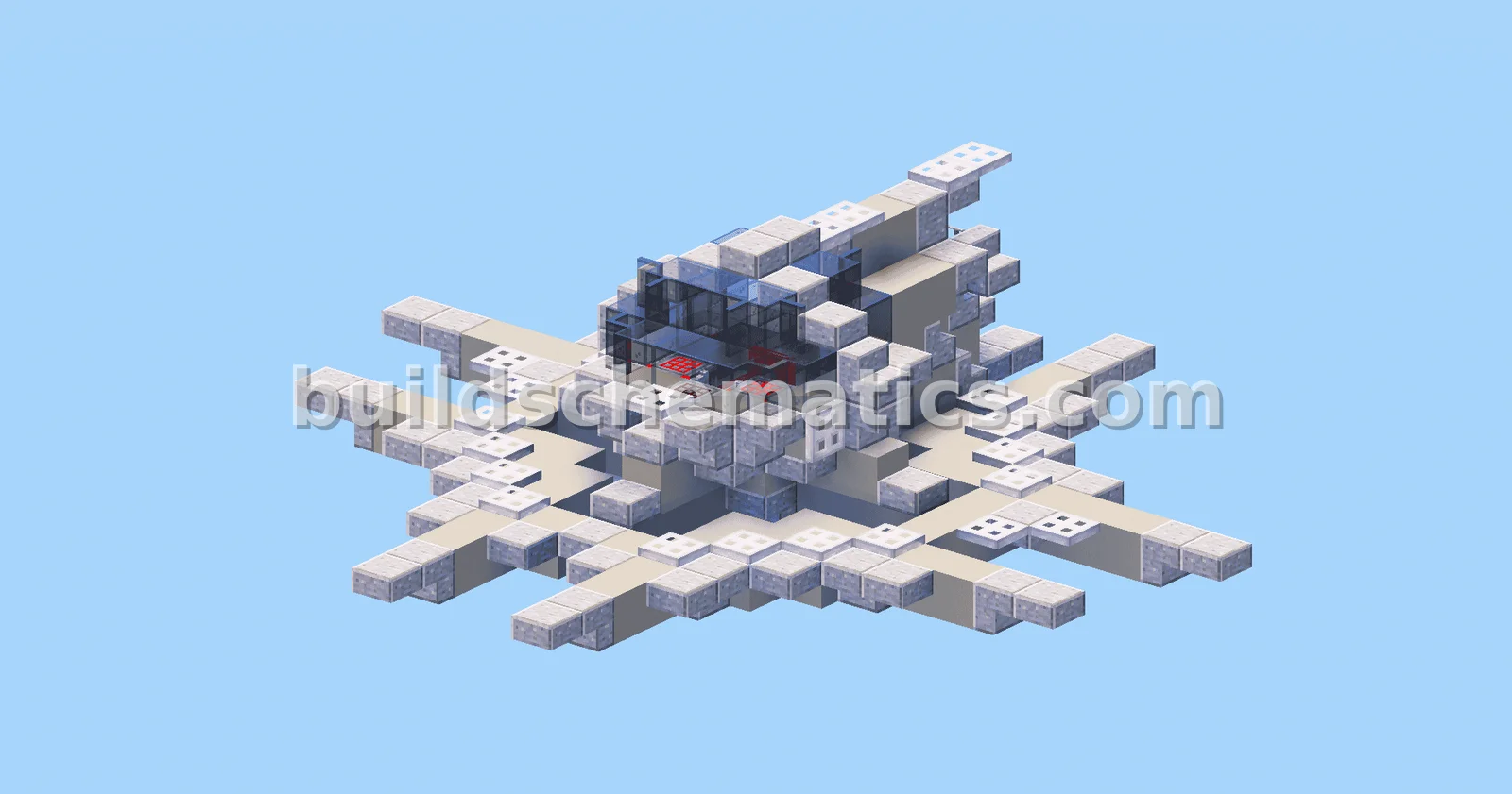 Futuristic UFO Structure