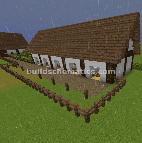 Medieval Horse Stables — view 2