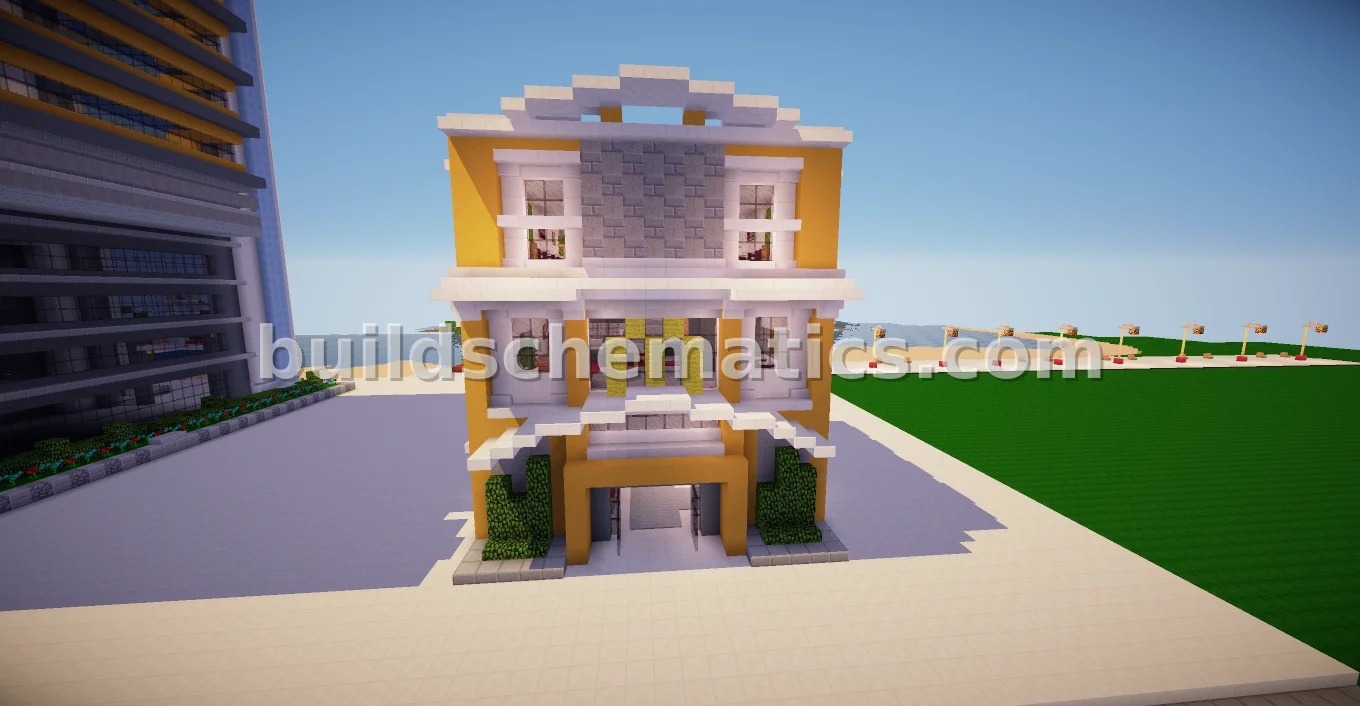 Modern Burger Cafe With Elevator