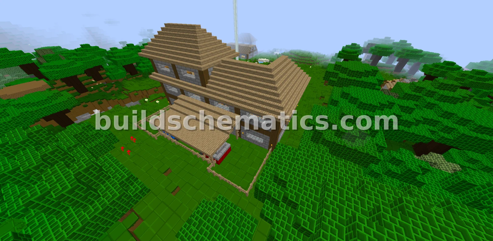 Decorated Three-Story House with Yard — view 4