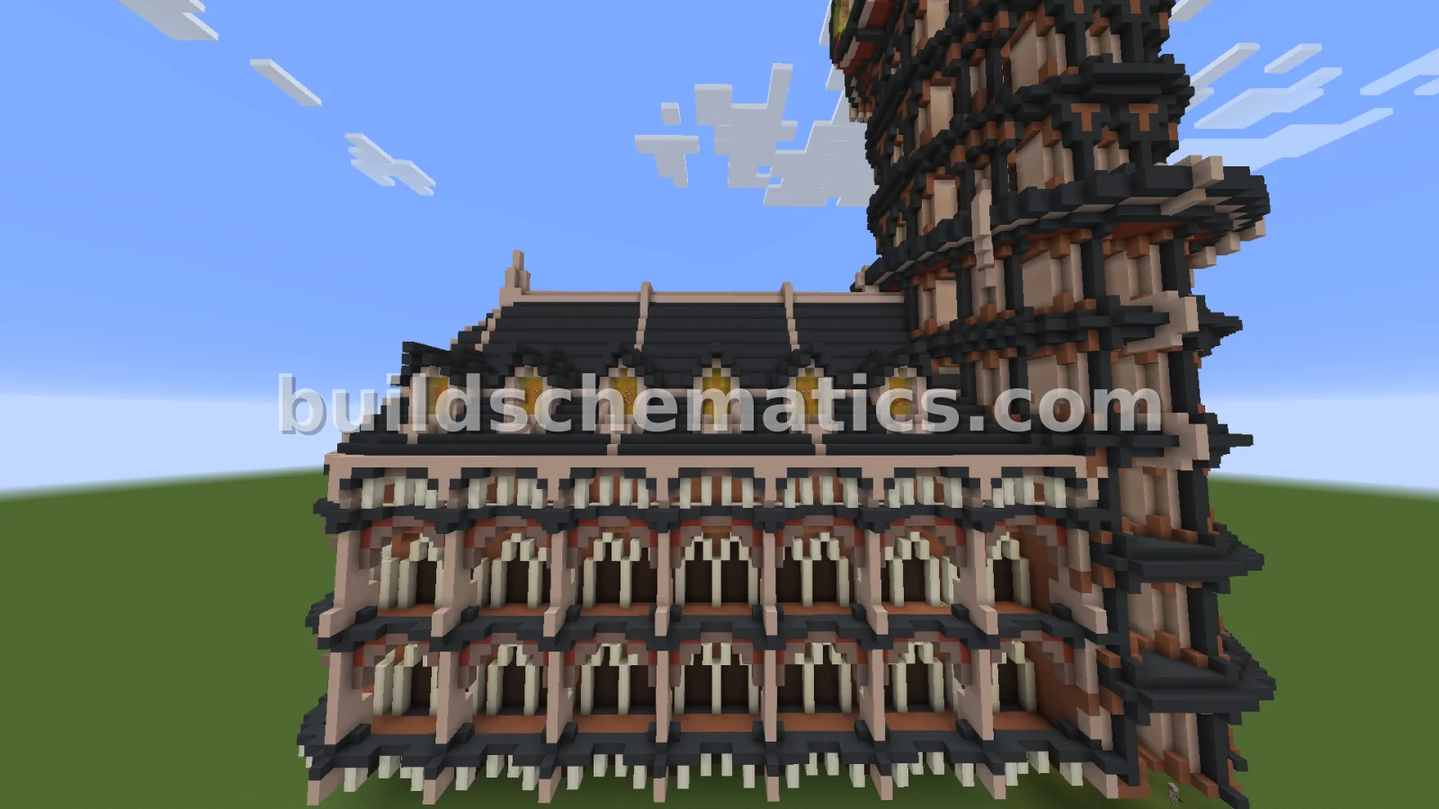 Dark Luminous Night Tower — view 2