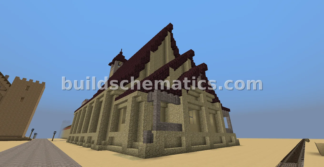 Traditional Sandstone Church — view 3