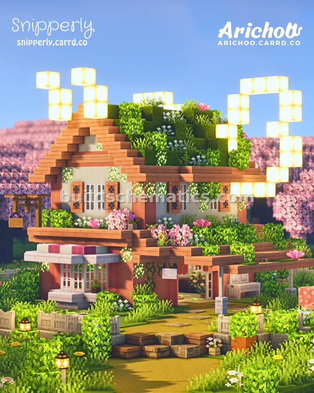 Butterfly Cottage World - Minecraft Build